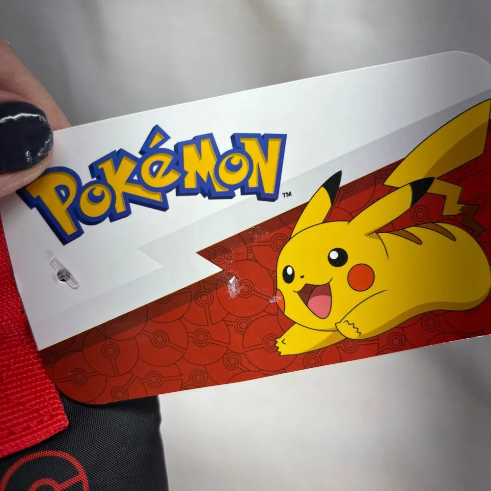 Kids Pokemon Insulated Lunch Box Bag Ther‎ mos Pokeball Round Snack Bag